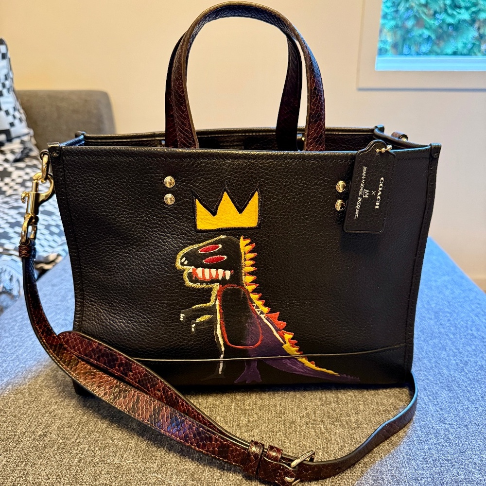 Coach X Jean Michel Basquiat Dempsey Carryall Bag